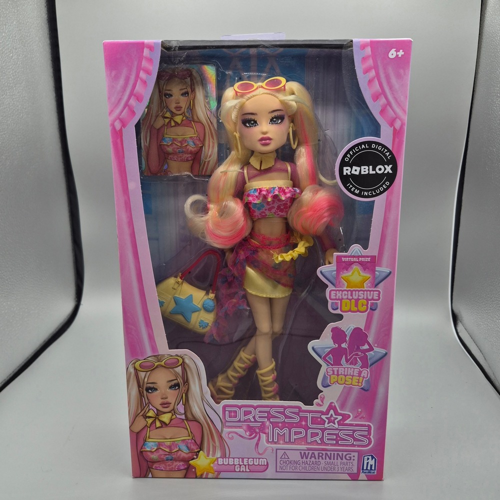 Dress To Impress Bubblegum Gal Roblox Doll PhatMojo Official Digital DLC NEW